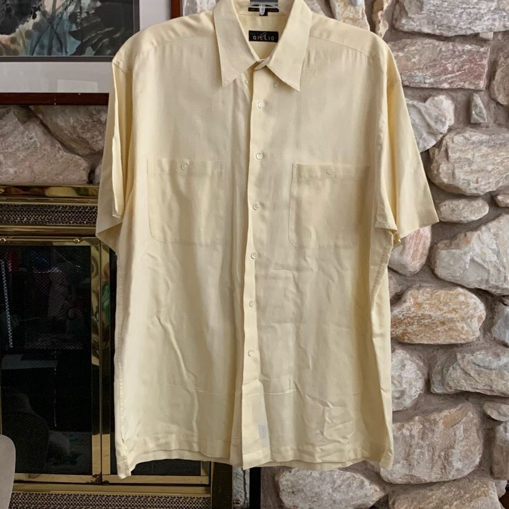 👔Gillio Short sleeve button down shirt